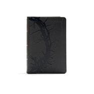 KJV Large Print Compact Reference Bible, Charcoal LeatherTouch 9781535935760