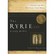 The Ryrie ESV Study Bible Calfskin Leather Black Red Letter 9780802475763