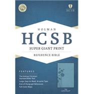 HCSB Super Giant Print Reference Bible, Teal LeatherTouch 9781433615764