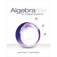 Algebra for College Students 9781285195780