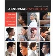 Abnormal Psychology, Books Ala Carte Edition 9780134225784