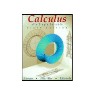 Calculus of a Single Variable 9780395885789