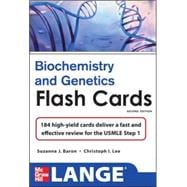 Lange Biochemistry and Genetics Flash Cards 2/E 9780071765800