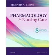 Pharmacology for Nursing Care 9781437735826