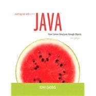 Starting Out with Java From Control Structures through Objects 9780132855839