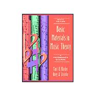 Basic Materials in Music Theory: A Programed Course 9780205295845