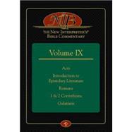 The New Interpreter's Bible Commentary: Acts, Introduction to Epistolary Literature, Romans, 1 & 2 Corinthians, Galatians 9781426735851