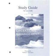 Study Guide to accompany Production/Operations Management 9780073195858