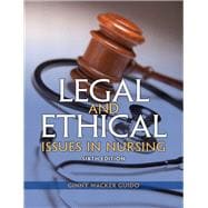 Legal & Ethical Issues in Nursing 9780133355871