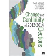 Change and Continuity in the 2012 and 2014 Elections 9781506305875