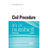 Civil Procedure in a Nutshell 9780314285881