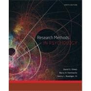 Research Methods in Psychology, 9th Edition 9781133335887
