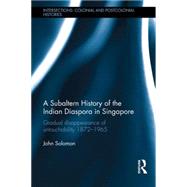 A Subaltern History of the Indian Diaspora in Singapore: Gradual Disappearance of Untouchability 1872-1965 9781138955899
