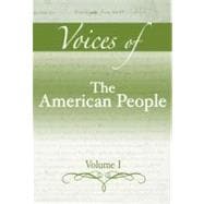 Voices of The American People, Volume 1 9780321395900