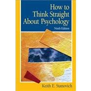 How To Think Straight About Psychology 9780205685905