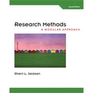 Research Methods: A Modular Approach, 2nd Edition 9781133335917