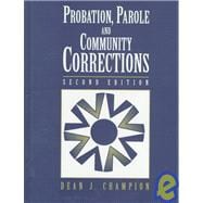 Probation, Parole and Community Corrections
