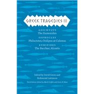 Greek Tragedies 9780226035932