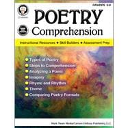Poetry Comprehension Grades 6 - 8 9781622235940