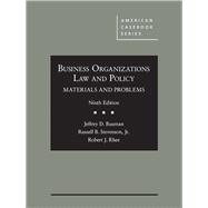 Business Organizations Law and Policy 9781634605946