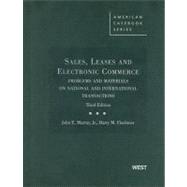 Sales, Leases and Electronic Commerce : Problems and Materials on National and International Transactions, 3d 9780314195951