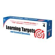 Learning Targets and Essential Questions, Grade 4 9781483825953