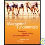 Instr Ed:Management Fund: Concs, Apps, Skill Devel+Rig+Infotrac 9780324405958