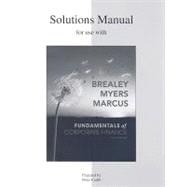 Solutions Manual to accompany Fundamentals of Corporate Finance 9780077265960