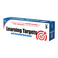 Learning Targets and Essential Questions, Grade 5 9781483825960