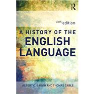A History of the English Language, 6/E 9780415655965