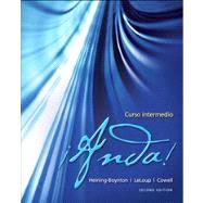 ¡Anda! Curso intermedio 9780205055968