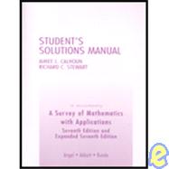A Student Solutions Manual for Survey of Mathematics with Applications 9780321205971