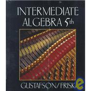 Intermediate Algebra with Study Guide Sampler