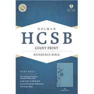 HCSB Giant Print Reference Bible, Teal LeatherTouch 9781433616006