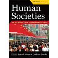 Human Societies An Introduction to Macrosociology 9780199946020
