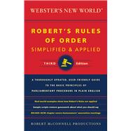 Webster's New World Robert's Rules of Order Simplified and Applied 9780544236035