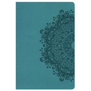 NKJV Large Print Personal Size Reference Bible, Teal LeatherTouch 9781433636035