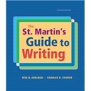 The St. Martin's Guide to Writing 9781319016036
