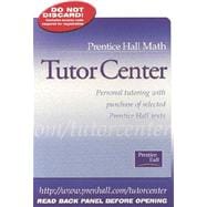 Supplement: Prentice Hall Tutoring Center - Algebra and Trigonometry 2/e 9780130646040