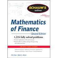Schaum's Outline of Mathematics of Finance, Second Edition 9780071756051