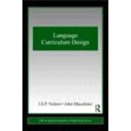 Language Curriculum Design 9780415806060