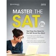 Peterson's Master the SAT 2013 9780768936070