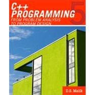 C++ Programming: From Problem Analysis to Program Design, 5th Edition 9781133456070