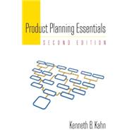 Product Planning Essentials 9780765626080