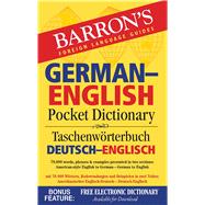 Barron's German-English Pocket Dictionary / Taschenworterbuch Beutsch-Englisch 9781438006086