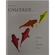 Calculus & Its Applications and Student Solutions Manual 9780321936141
