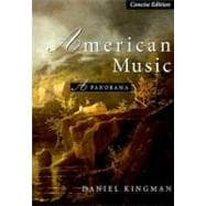 American Music A Panorama, Concise Edition 9780028646145