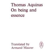 On Being and Essence 9780872206151