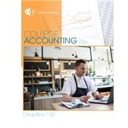 College Accounting, Chapters 1-27 9781305666160