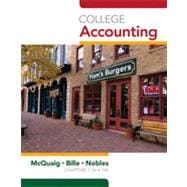 College Accounting, Chapters 1-12, 10th Edition 9781133456162